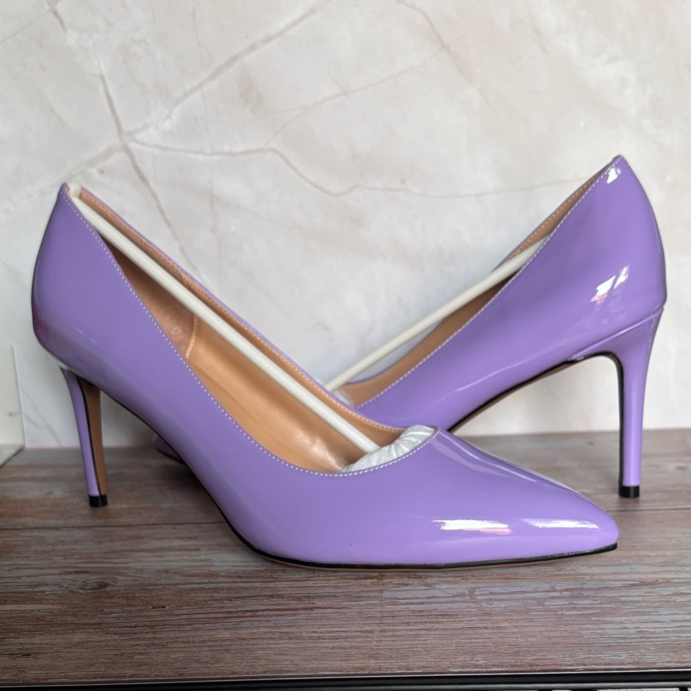 Lavender Patent Heels